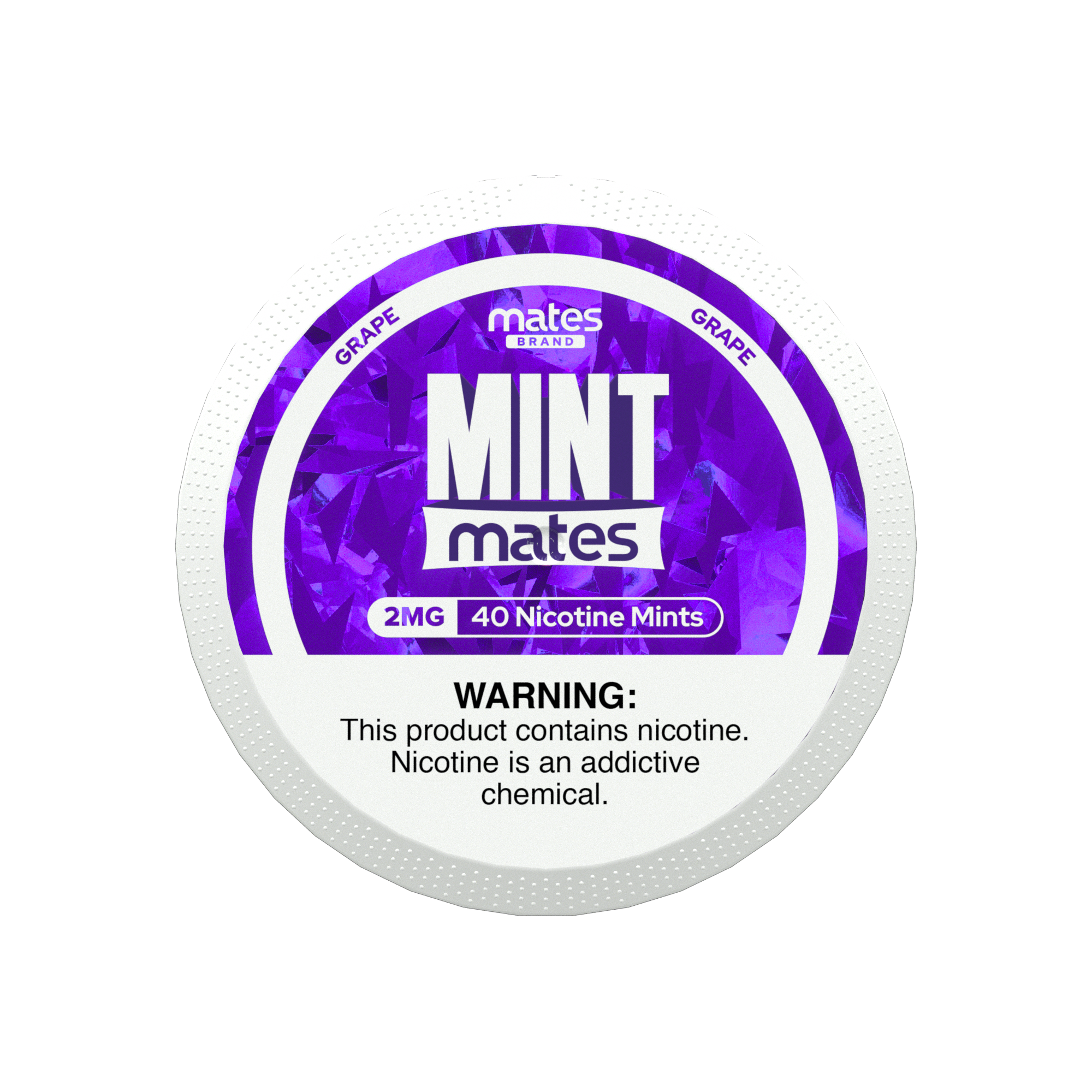 MintMates Nicotine Mints - Grape 5PK Box