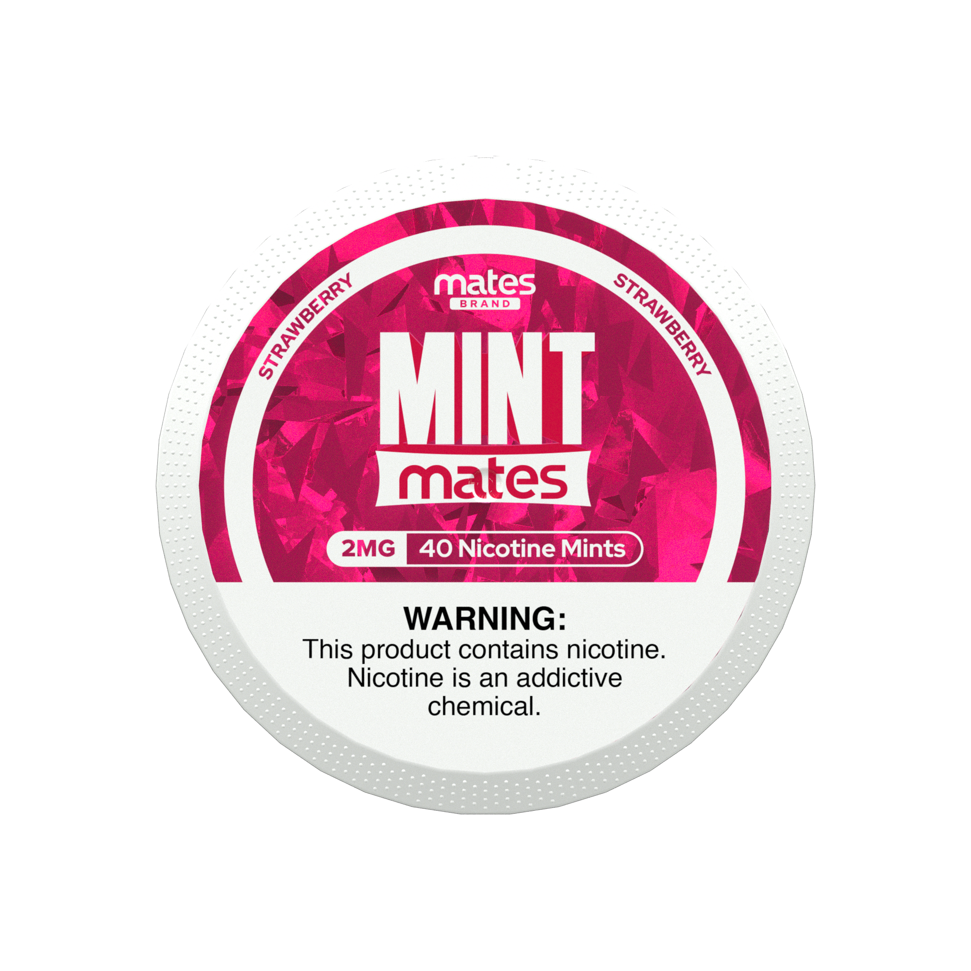 MintMates Nicotine Mints - Strawberry 5PK Box